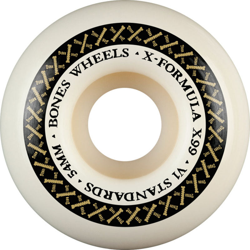 BONES WHEELS X-Formula Skateboard Wheels XF 54 V1 STANDARDS X99 4pk