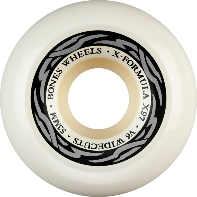 BONES WHEELS X-Formula Skateboard Wheels XF 53 V6 WIDECUTS X97 4pk