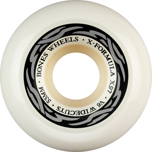 BONES WHEELS X-Formula Skateboard Wheels XF 53 V6 WIDECUTS X97 4pk
