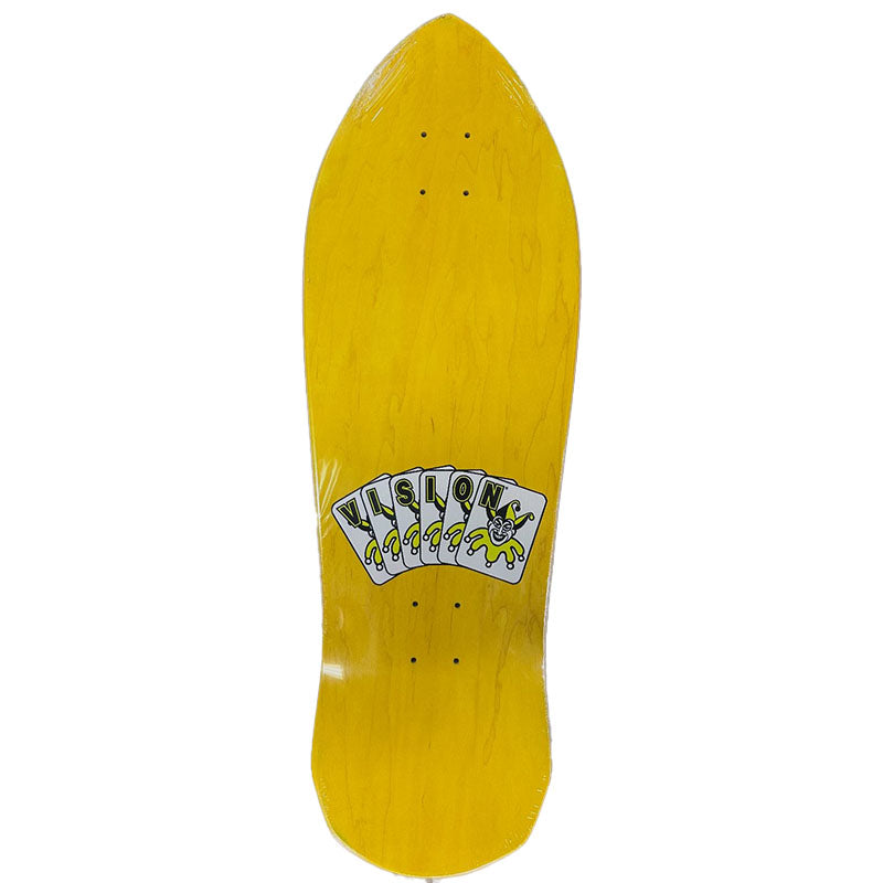 NOS Vision Joker Reissue Deck - Yellow Stain - 10.25