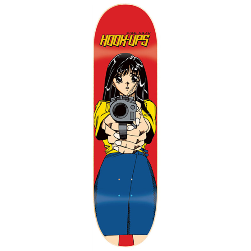 Hook-Ups Skateboards 8.0" x 31.75" Barrel Of A Gun Skateboard Deck