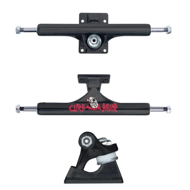 Slappy ST1 Hollow Inverted Trucks - Curb Killer II Matte Black 1pr