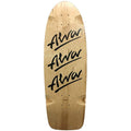 Alva 10" x 30" 1979 TRI - LOGO Pig Reissue BLACK Skateboard Deck