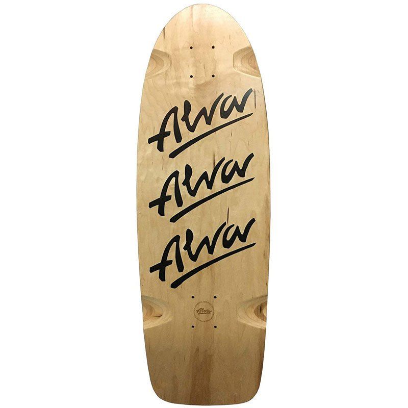 Alva 10" x 30" 1979 TRI- LOGO Pig Reissue BLACK Skateboard Deck 5150 Skate Shop