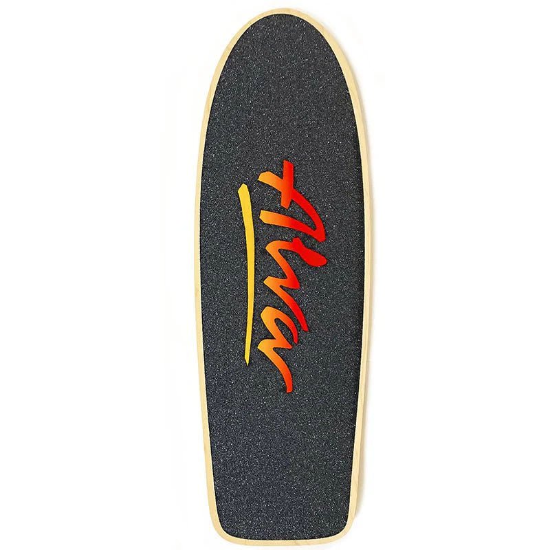 Alva 10" x 30" 1979 TRI - LOGO Pig Reissue BLACK Skateboard Deck