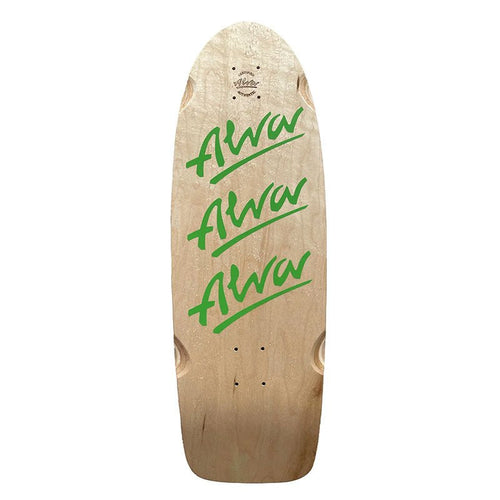 Alva 10" x 30" 1979 TRI - LOGO PIG REISSUE GREEN Skateboard Deck - 5150 Skate Shop