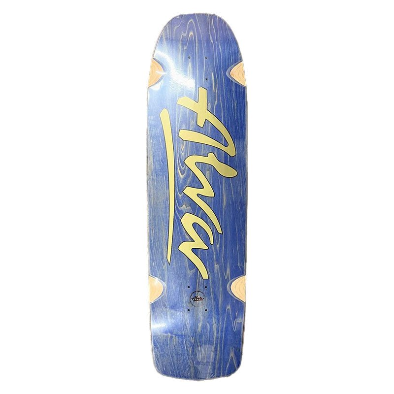 Alva 10" x 36.25" Short Stuff BLUE/GOLD Skateboard Deck - 5150 Skate Shop