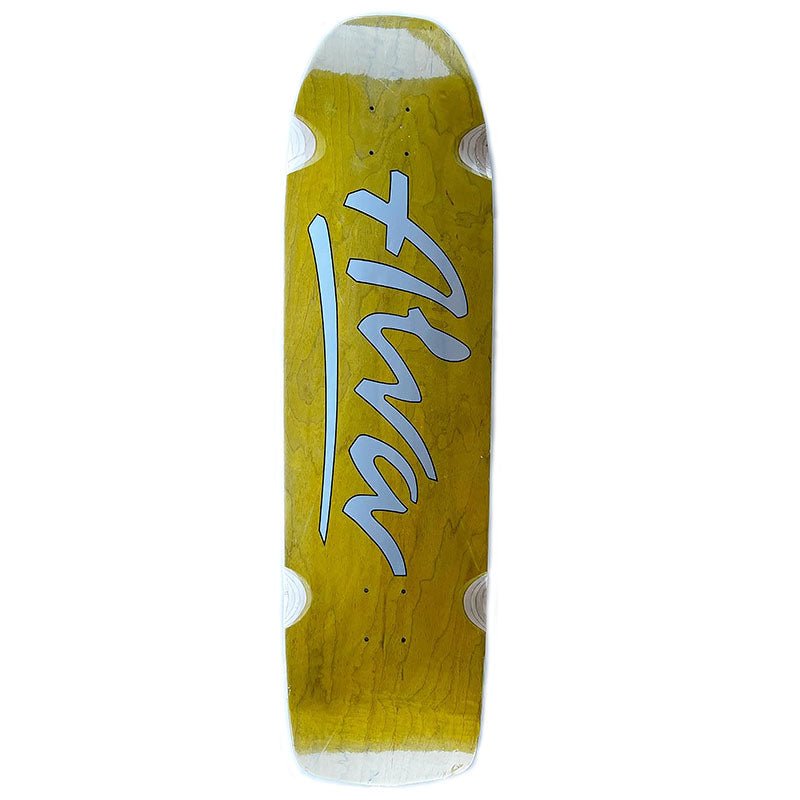 Alva 10" x 36.25" Short Stuff GOLD/SILVER Skateboard Deck - 5150 Skate Shop