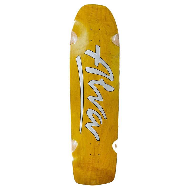 Alva 10" x 36.25" Short Stuff GOLD/SILVER Skateboard Deck - 5150 Skate Shop