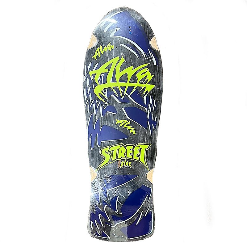 Alva 10.25" x 29.5" Street Fire Black Stain Re - Issue Skateboard Deck - 5150 Skate Shop