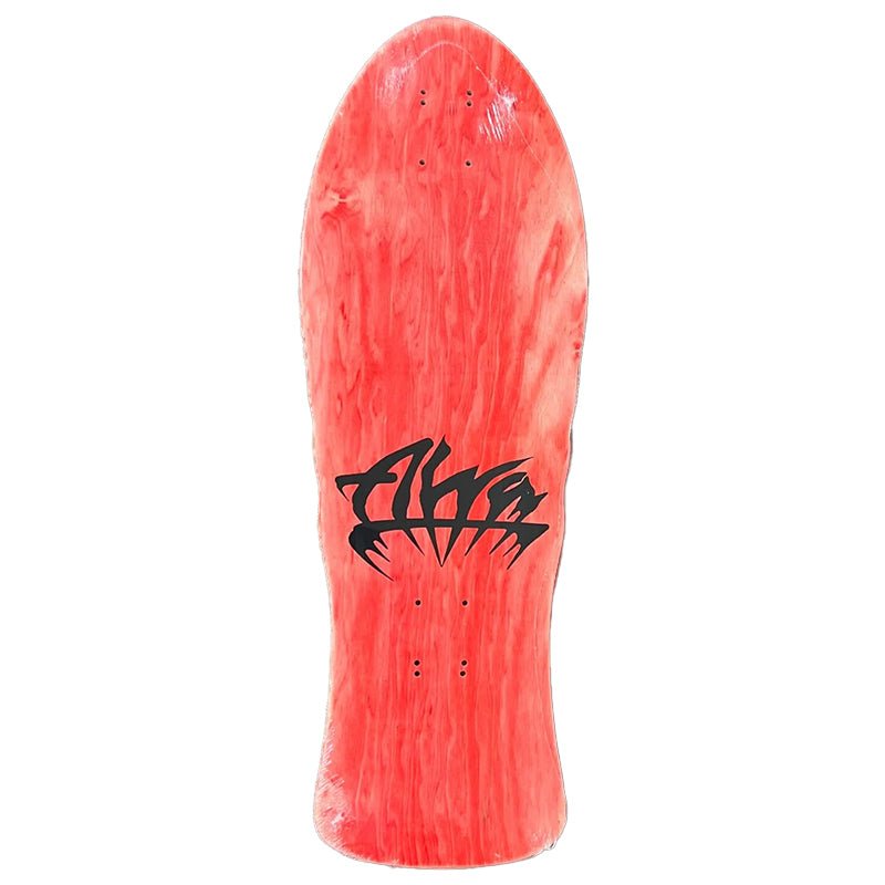 Alva 10.25" x 29.5" Street Fire Red Stain Re - Issue Skateboard Deck - 5150 Skate Shop