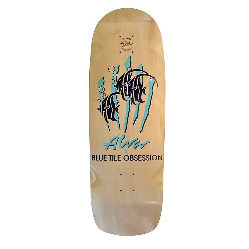 Alva 10.25" x 32" BLUE TILE OBSESSION BLUE Skateboard Deck - 5150 Skate Shop