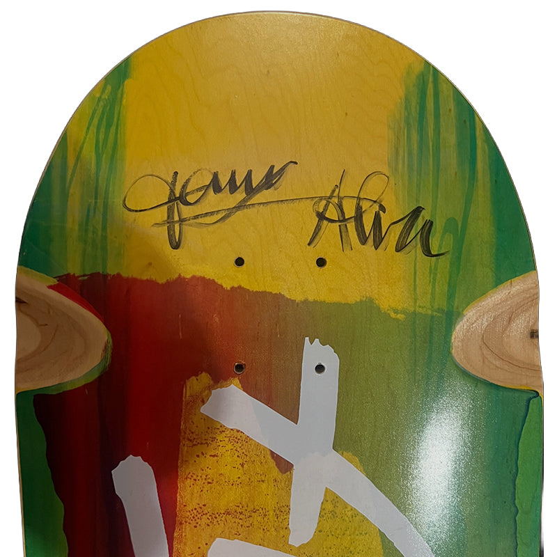 ALVA ABSTRAKT 1 of 1 Singed by the man himself TONY ALVA for my Shop Skateboard Deck