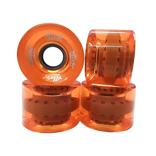 Alva 60mm 83a Cruiser Clear Orange Skateboard Wheels 4pk 5150 Skate Shop
