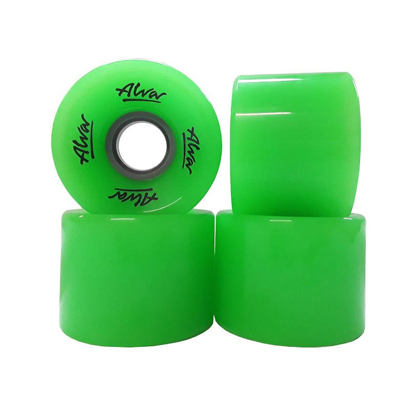 Alva 60mm Cruiser Solid Green Skateboard Wheels 4pk-5150 Skate Shop