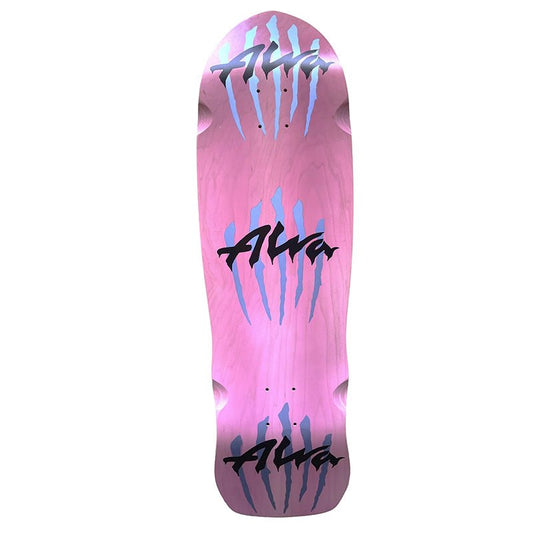 Alva 9.75" x 33" TRIPLE SCRATCH (PINK) Skateboard Deck (ON THE WAY) - 5150 Skate Shop