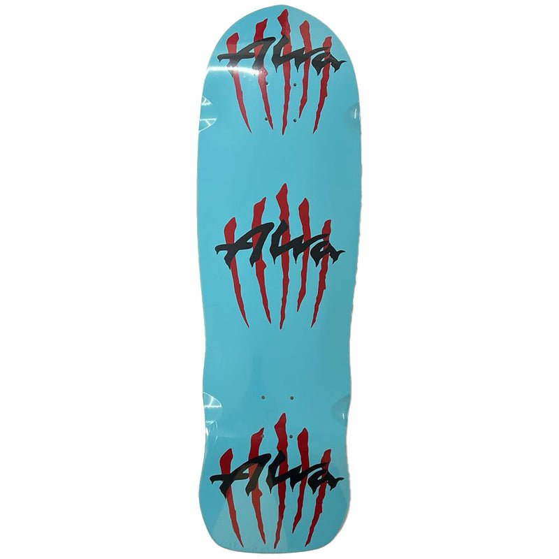 Alva 9.75" x 33" TRIPLE SCRATCH (TURQUOISE) Skateboard Deck - 5150 Skate Shop