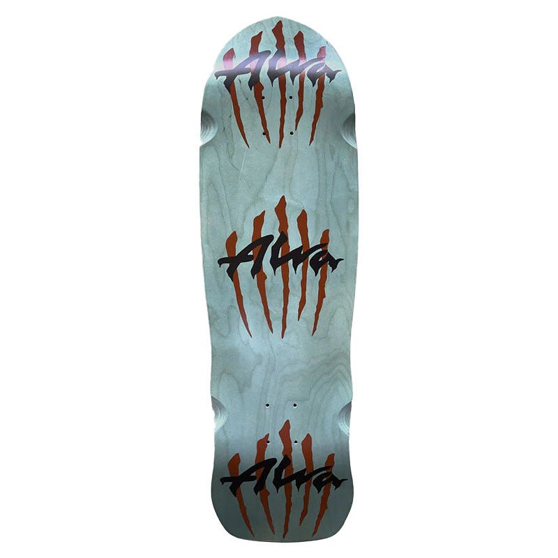 Alva 9.75" x 33" TRIPLE SCRATCH (TURQUOISE) Skateboard Deck - 5150 Skate Shop