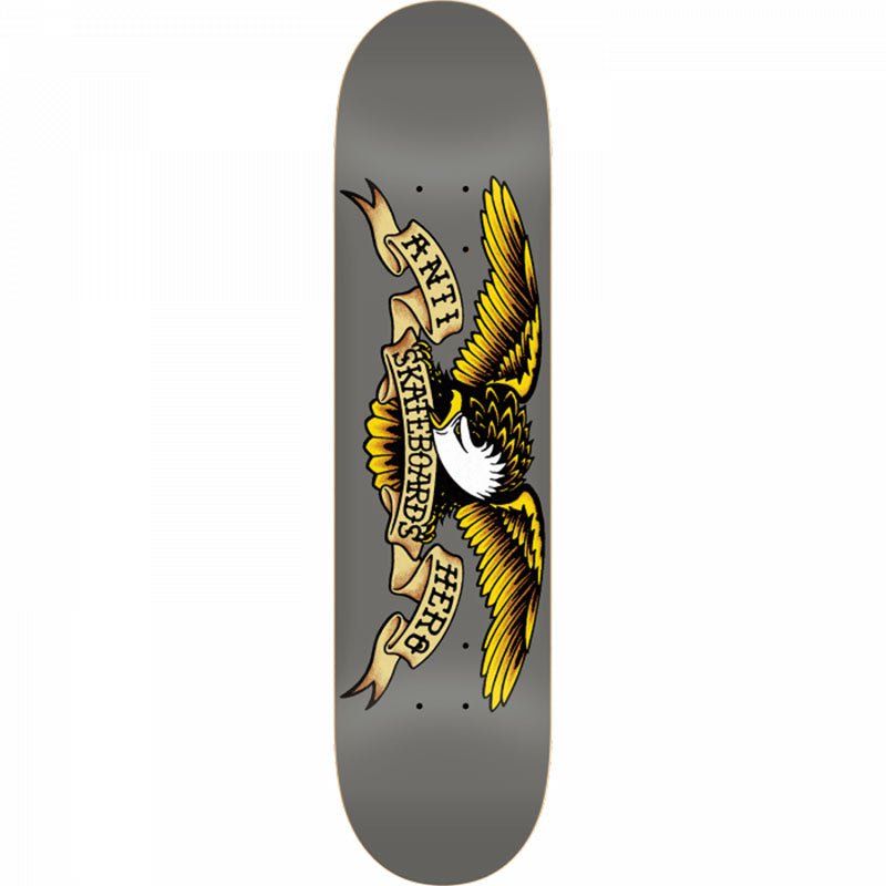 Anti-Hero 8.25 " x 32" GREY CLASSIC EAGLE Skateboard Deck 5150 Skate Shop