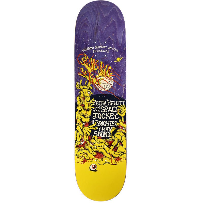Anti - Hero 8.25" x 32" Grimple Stix Hewitt Litho Blue Stain Skateboard Deck