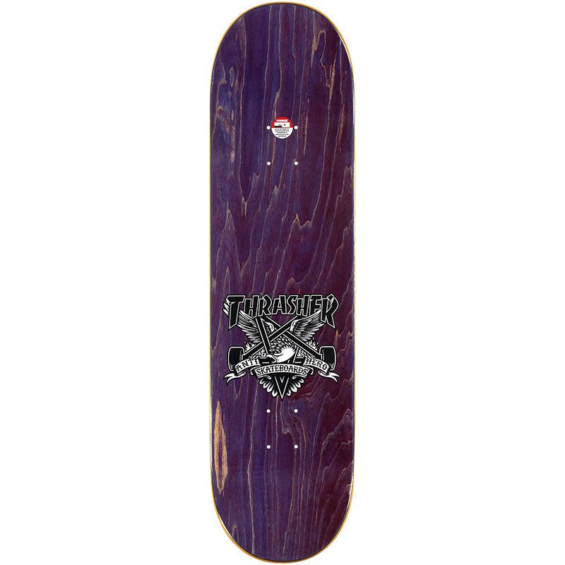 Anti - Hero 8.62" x 32.31" Cardiel Thrasher Collab BLUE STAIN Skateboard Deck - 5150 Skate Shop