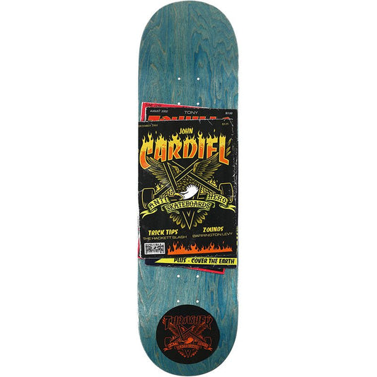 Anti - Hero 8.62" x 32.31" Cardiel Thrasher Collab BLUE STAIN Skateboard Deck - 5150 Skate Shop