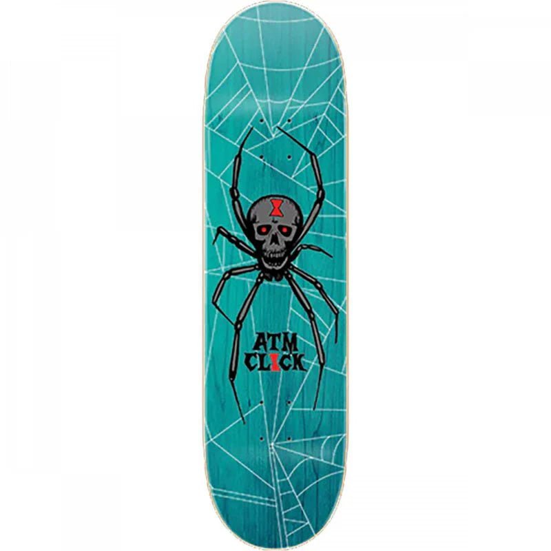ATM 7.75" SPIDER (BLUE STAIN) Skateboard Deck