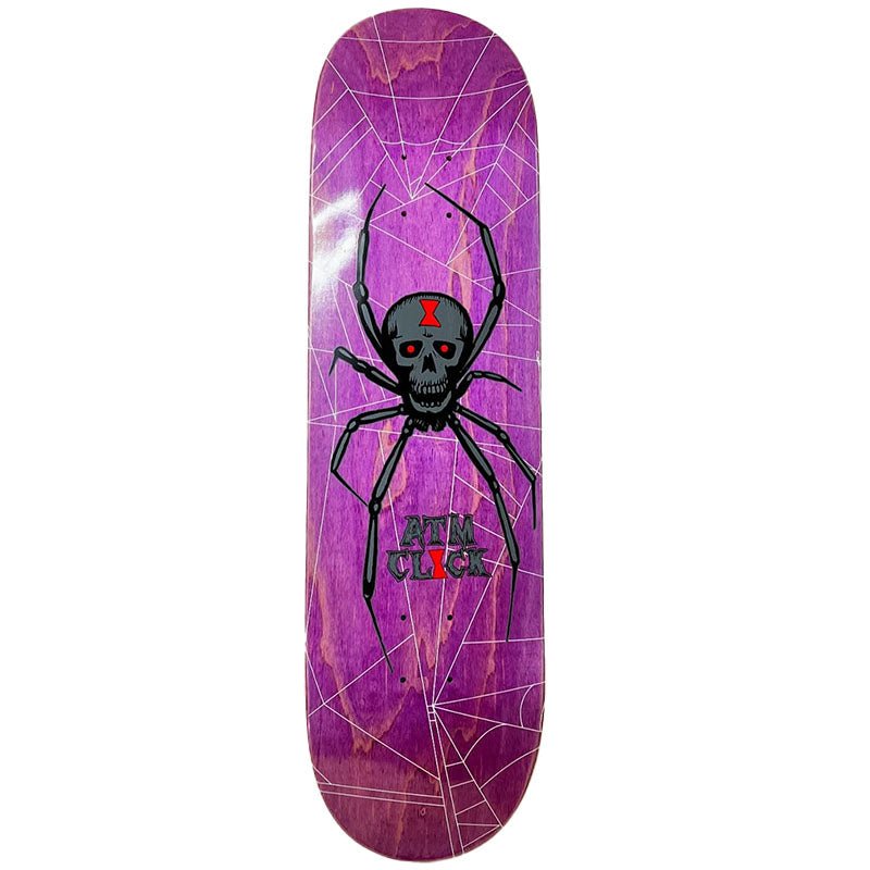 ATM 8.5" SPIDER (PURPLE STAIN) Skateboard Deck - 5150 Skate Shop