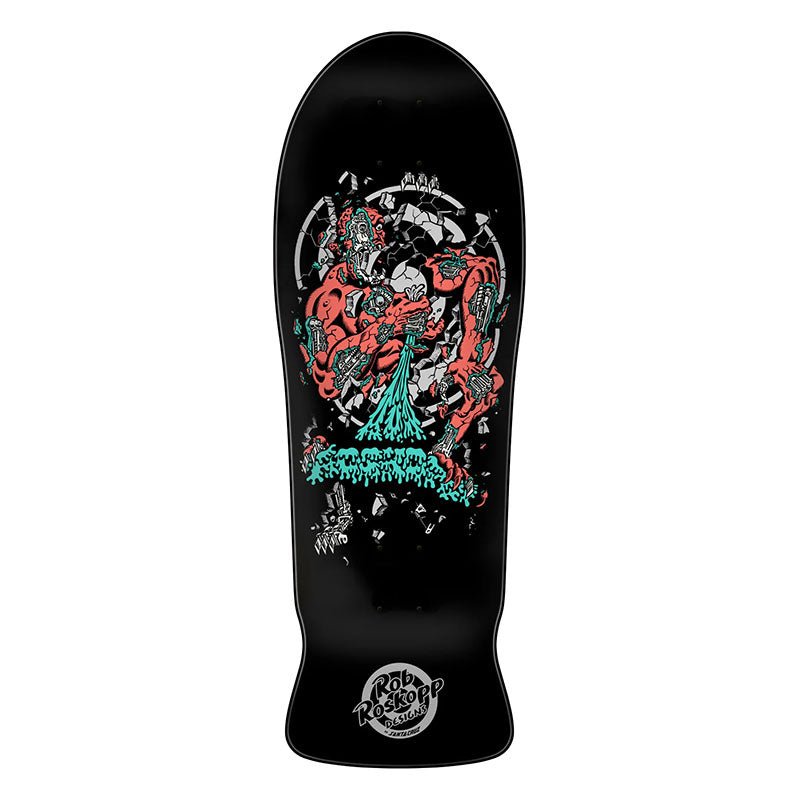 (August 2025 Release) Santa Cruz 10.21" x 30.23" Roskopp Four Reissue Skateboard Decks