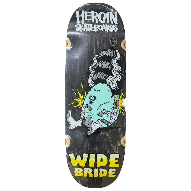 Heroin 10.4" x 32.5"  WIDE BRIDE #A1 Skateboard Deck