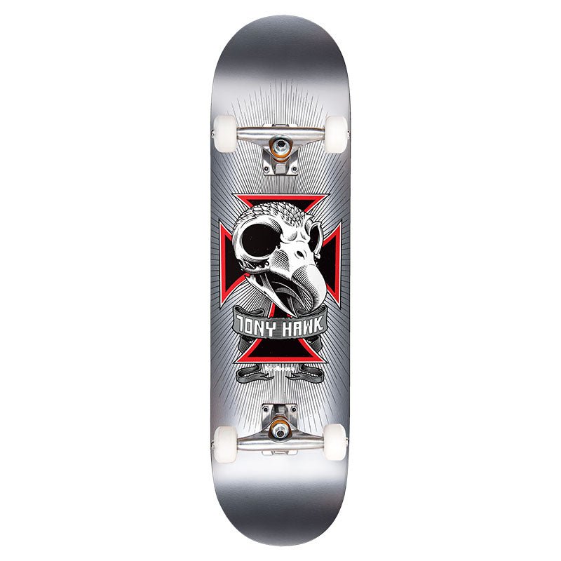 Birdhouse 7.75" Premium Quality Tony Hawk Skull 2 Chrome Complete Skateboard