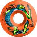 Bones 53mm 100a OG Formula NEONderthal V4 Wide Orange Skateboard Wheels 4pk - 5150 Skate Shop