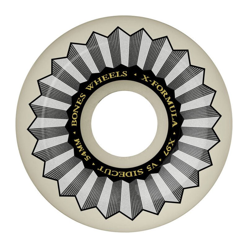 Bones 54mm 97a X - Formula XF SIDECUT V5 X - FORMULA Skateboard Wheels 4pk