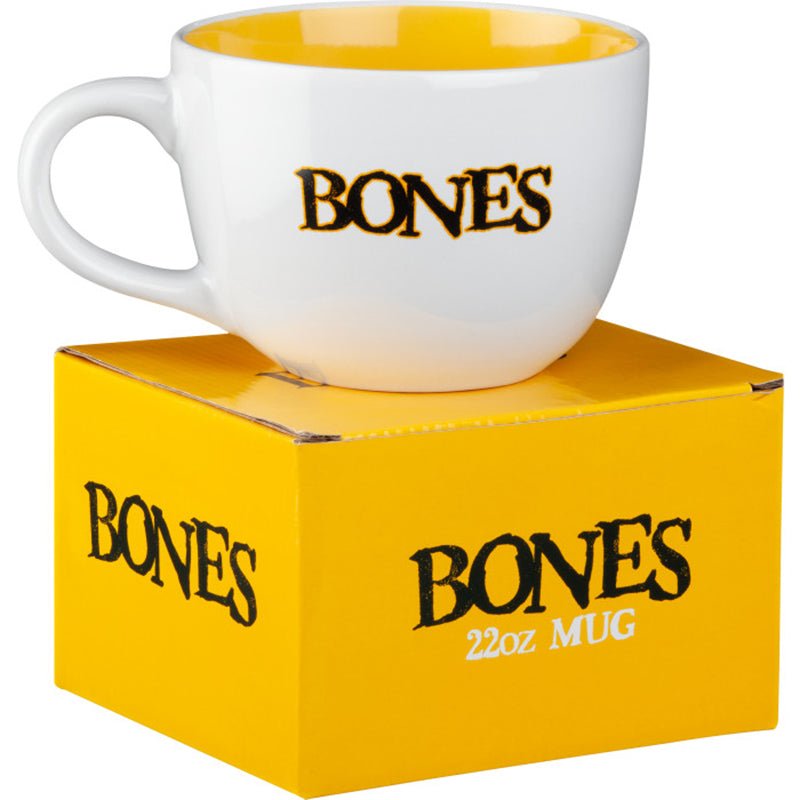 BONES WHEELS 22oz Mug Pushing Up Daisies White/Gold