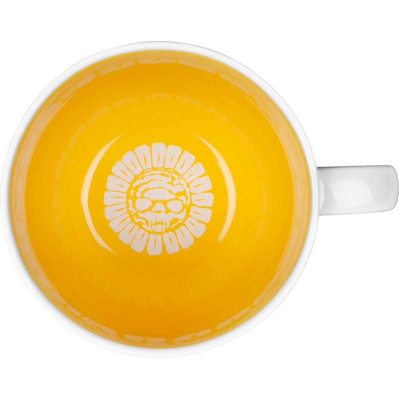 BONES WHEELS 22oz Mug Pushing Up Daisies White/Gold