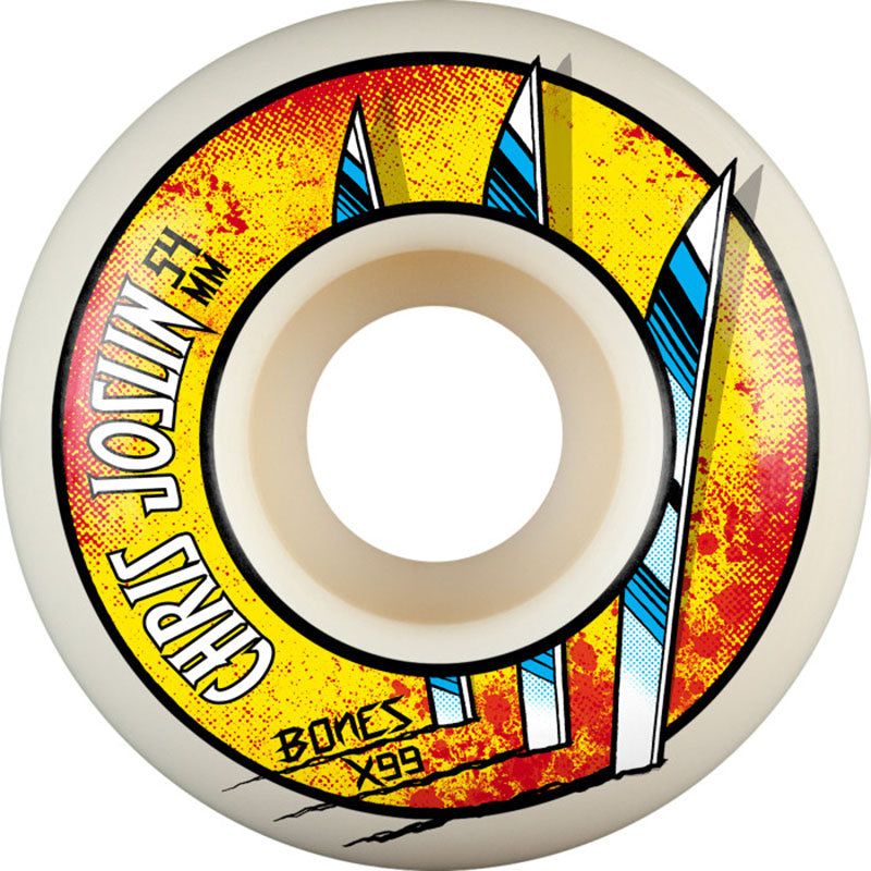 BONES WHEELS X-Formula Joslin Slice of Life 54mm  99a V1 Standard Skateboard Wheels 4pk 5150 Skate Shop