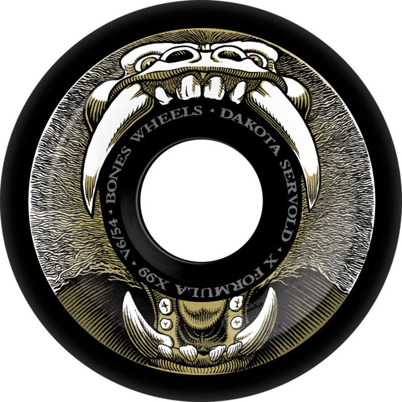 Bones Wheels X - Formula Servold Baboonatic 54 V6 Widecut X - Formula 99a Skateboard Wheels 4pk - 5150 Skate Shop