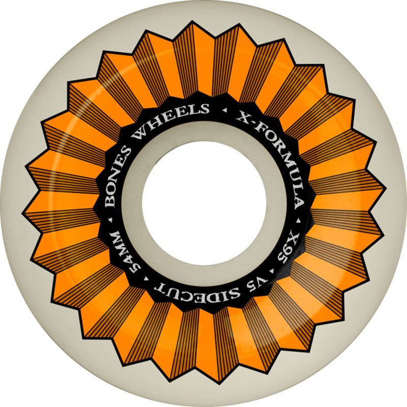 BONES WHEELS X-Formula Skateboard Wheels XF 54mm V5 Sidecut 95A 4pk 5150 Skate Shop