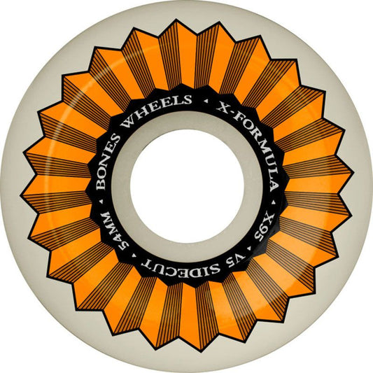 BONES WHEELS X-Formula Skateboard Wheels XF 54mm V5 Sidecut 95A 4pk 5150 Skate Shop