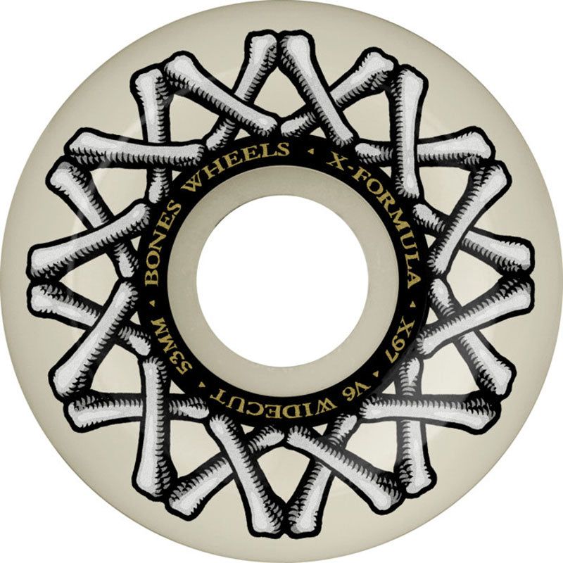 BONES WHEELS X-Formula XF WIDECUT 53mm 97a V6 X-FORMULA Skateboard Wheels 4pk 5150 Skate Shop