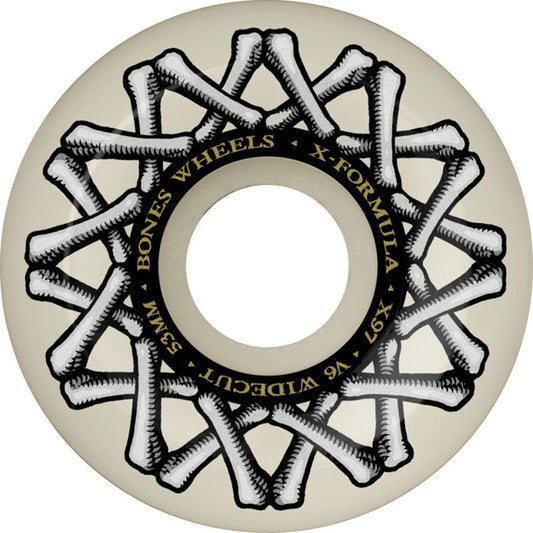 BONES WHEELS X-Formula XF WIDECUT 53mm 97a V6 X-FORMULA Skateboard Wheels 4pk 5150 Skate Shop