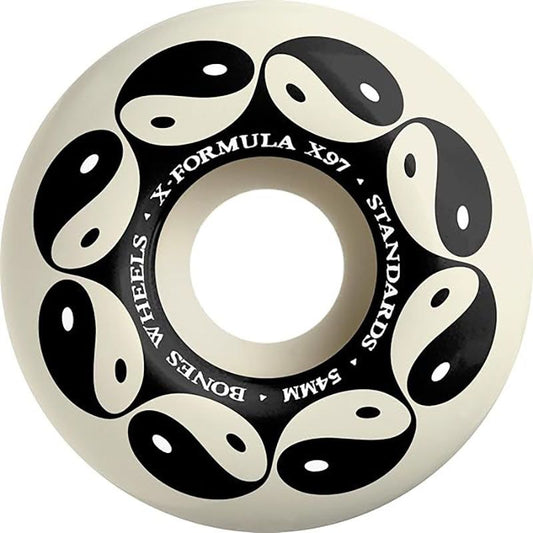 Bones Wheels X-Formula Yin Yang Skateboard Wheels 54mm, 97A, V1 Standard 5150 Skate Shop