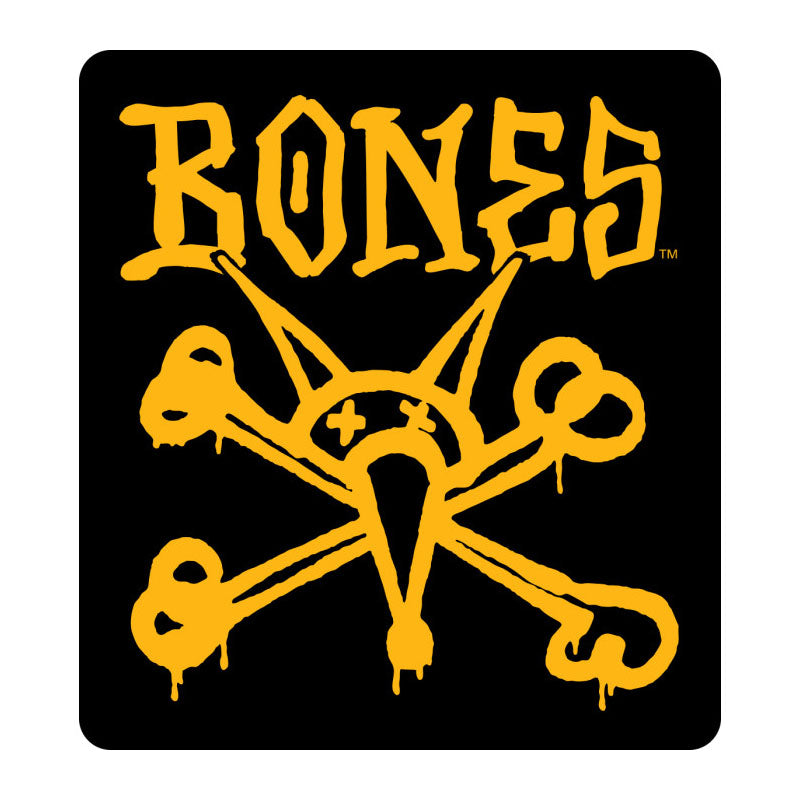 BONES WHEELS 3.5" x 3.25" Vato Rat Sticker