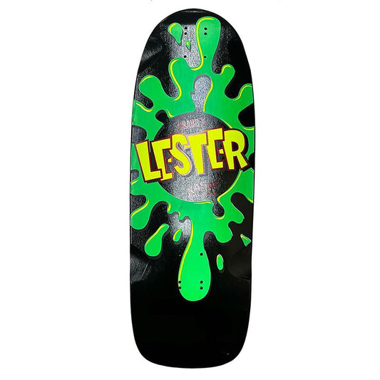 Brand - X 10”x30” Lester Kasai HAND PAINTED Limited Edition (Black/Green/Yellow) #9 of 30 Skateboard Deck - 5150 Skate Shop