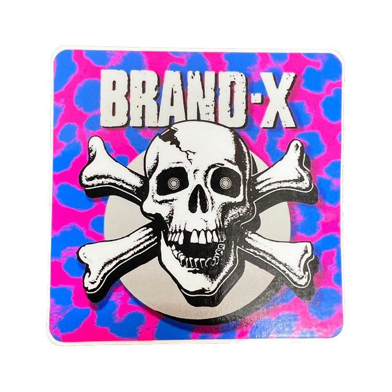 Brand - X - Toxic 2.5" Blue/Pink Sticker - 5150 Skate Shop