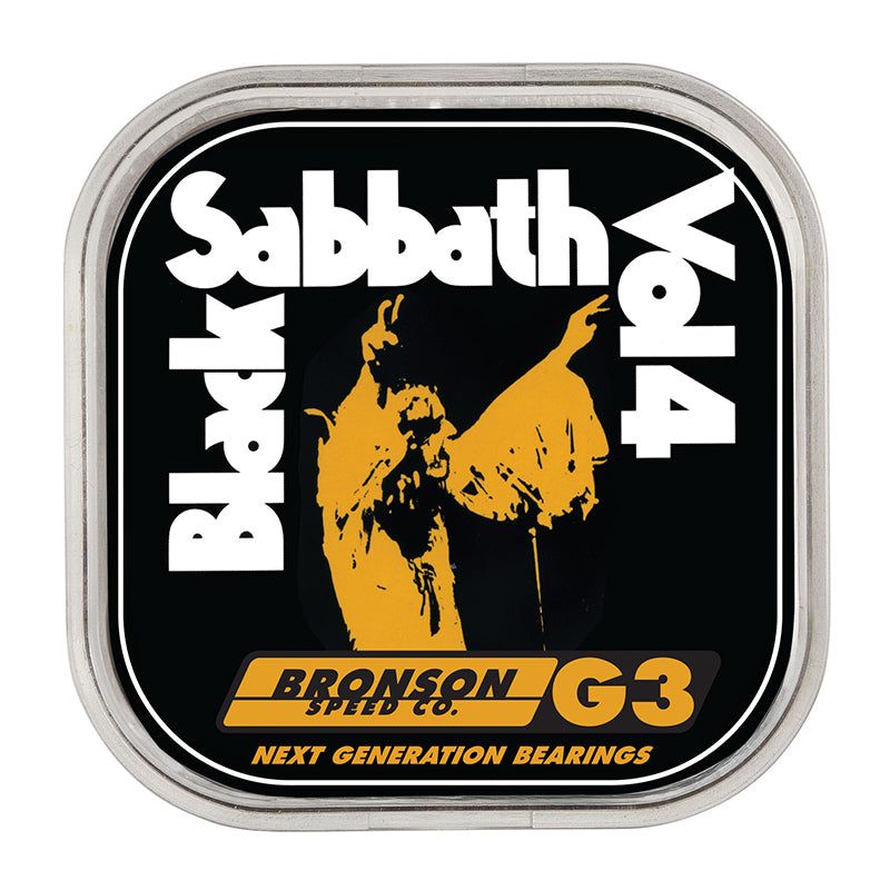Bronson Speed Co. Black Sabbath G3 Skateboard Bearings 8pk 5150 Skate Shop