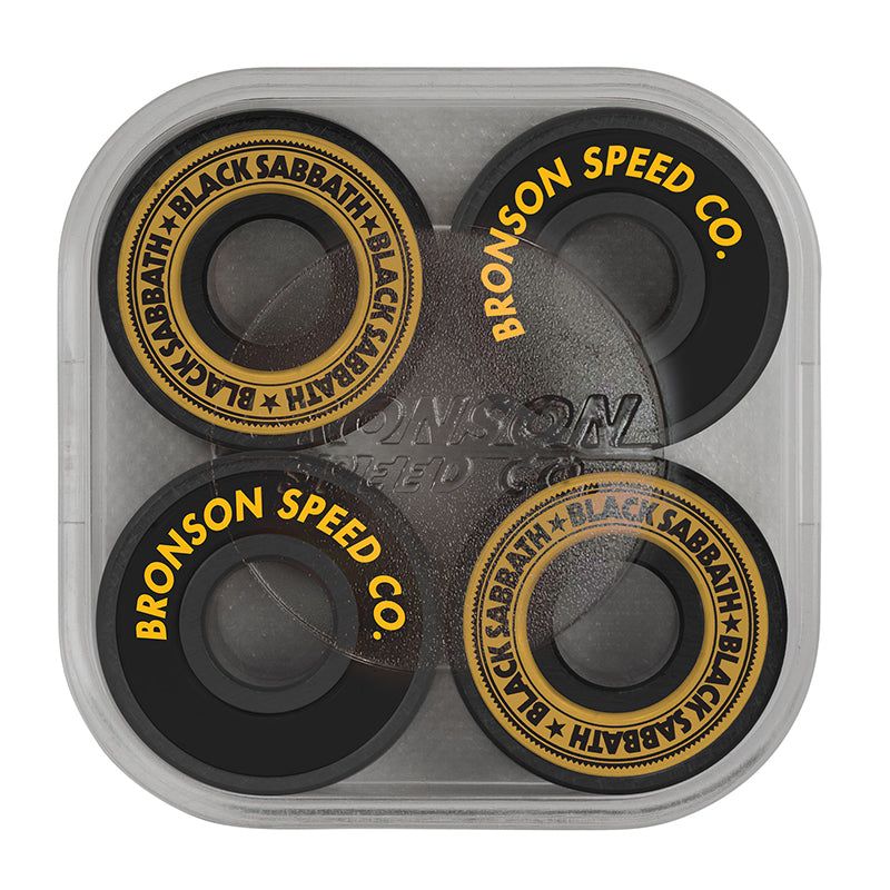Bronson Speed Co. Black Sabbath G3 Skateboard Bearings 8pk 5150 Skate Shop