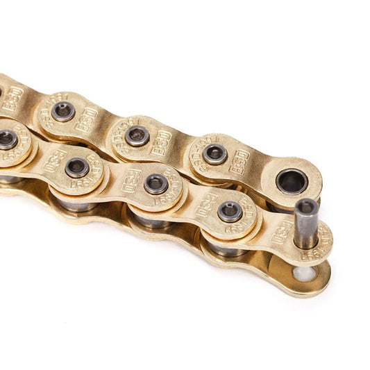 BSD BMX 1/2" x 1/8" Forever Regular Style With Half - Link Gold Bicycle Chain