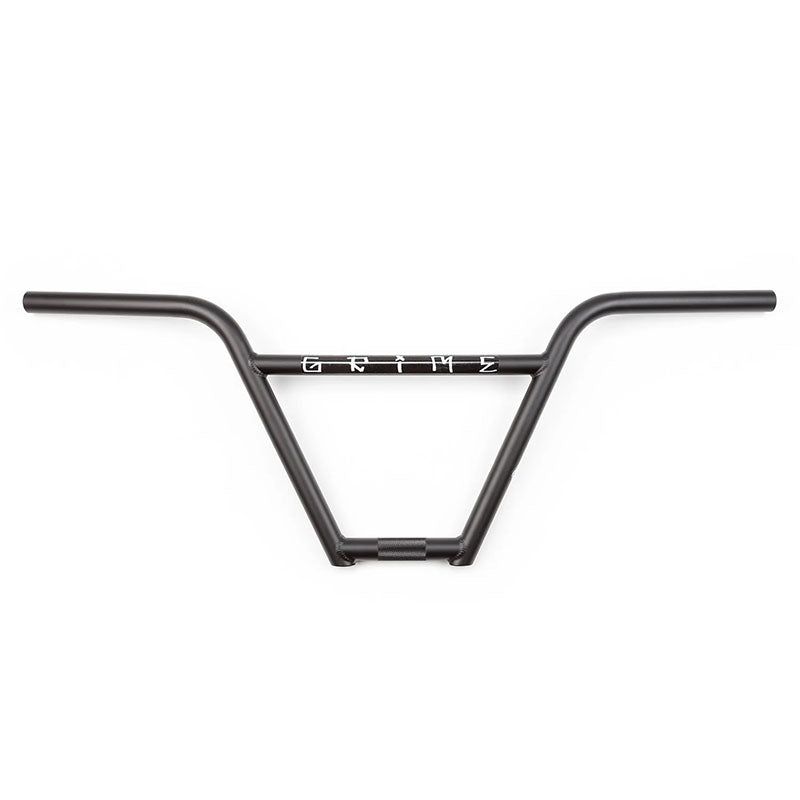 BSD BMX 9.5" Grime Flat Black 4pc Bicycle Handlebars 5150 Skate Shop