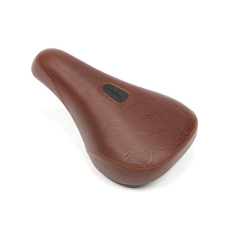 BSD BMX Brown Mondo Logo Fat Bicycle Seat - 5150 Skate Shop